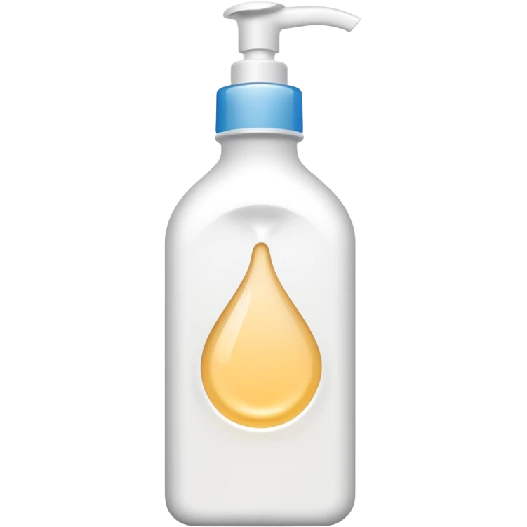 Lotion exiting a lotion bottle emoji