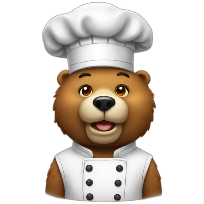 bear chef emoji