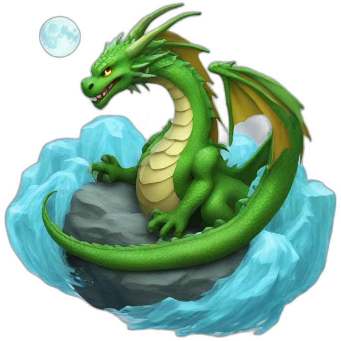 dragon-moon-water emoji