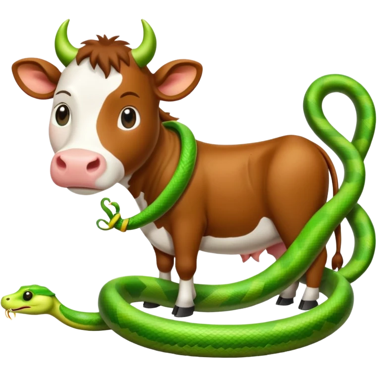 🐮+🐍 emoji