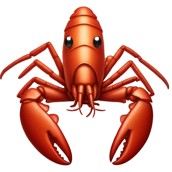 Christmas lobster emoji