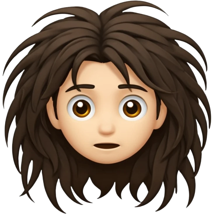 disheveled hair emoji