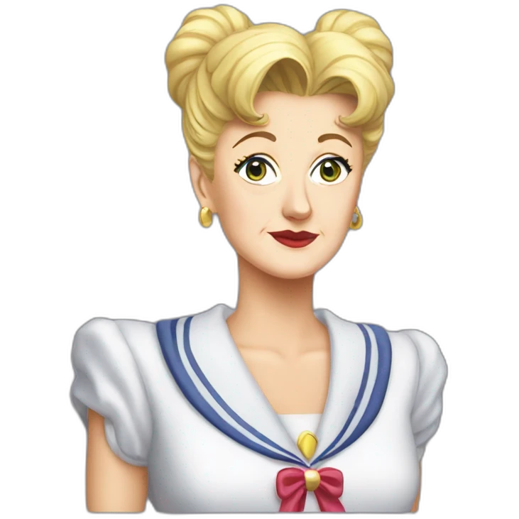 Jessica fletcher as sailor moon emoji
