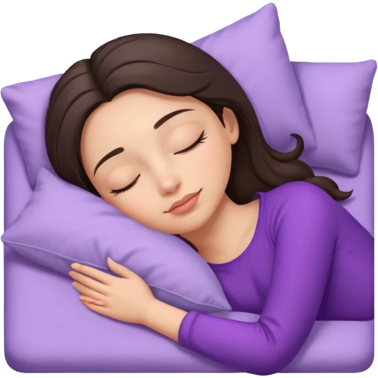 brunette-single-girl-in-lavender-bed-sleeping-pretty-eyelashes-light-skin emoji