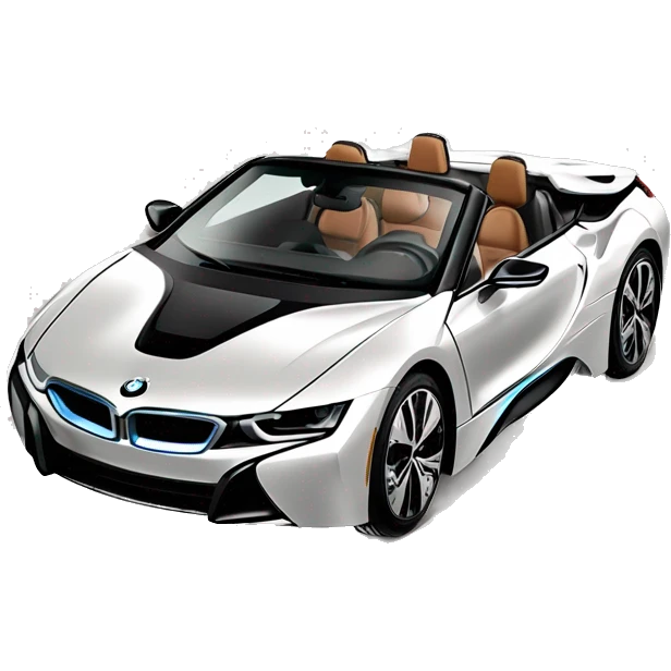 person in 2019 BMW I8 Roadster emoji