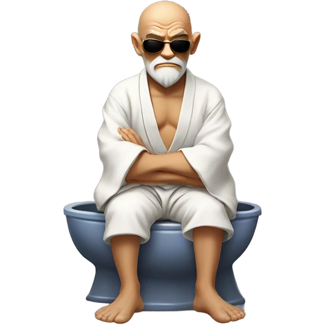 Master roshi on the toilet  emoji
