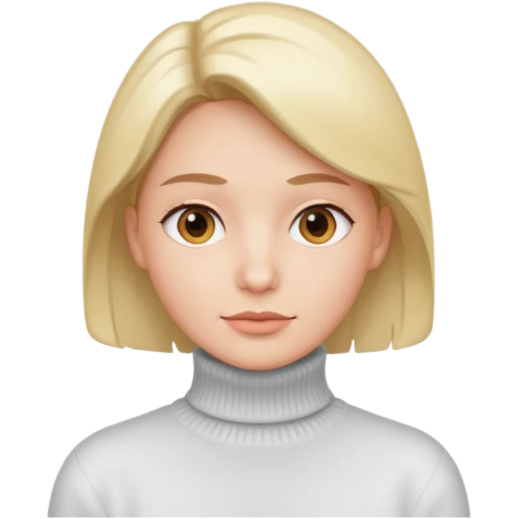 white turtleneck sweater on big tits emoji