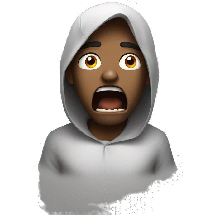 Scared emoji