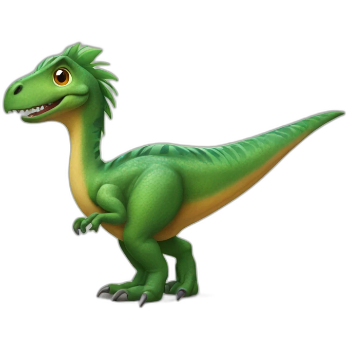 Feathered realistic dinosaur  emoji