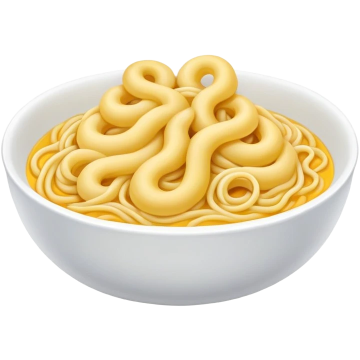 Sad noodle emoji