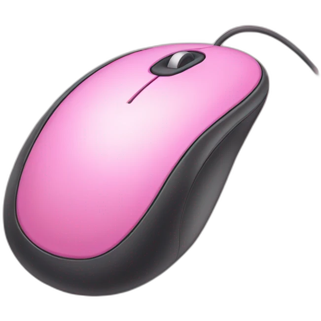 PINK computer mouse emoji