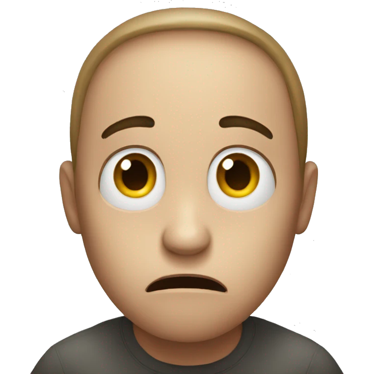A frightened person emoji