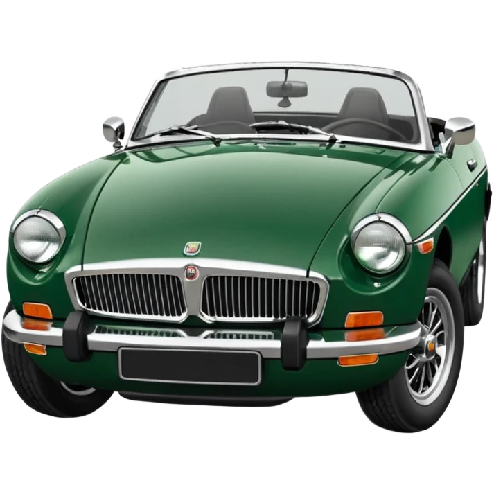 1977 British racing green Mgb roadster chrome bumper wire wheels reg plate YGR 151R  emoji