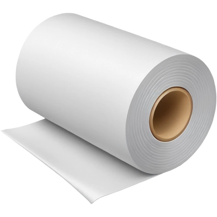 A roll of plain wallpaper  emoji