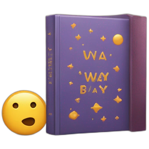 book cover about way emoji