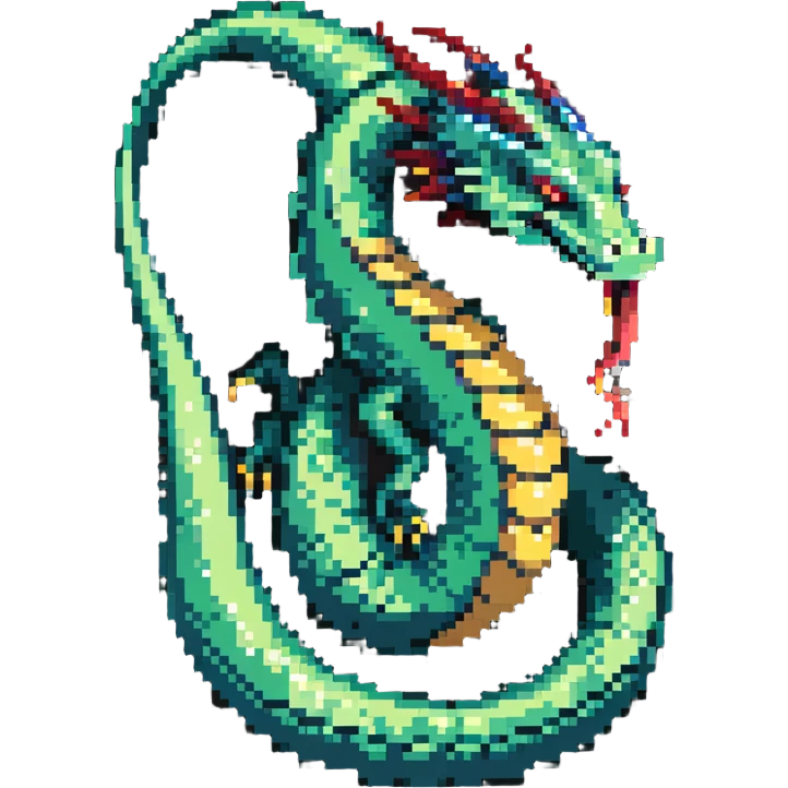basilisk serpent with deadly stare emoji