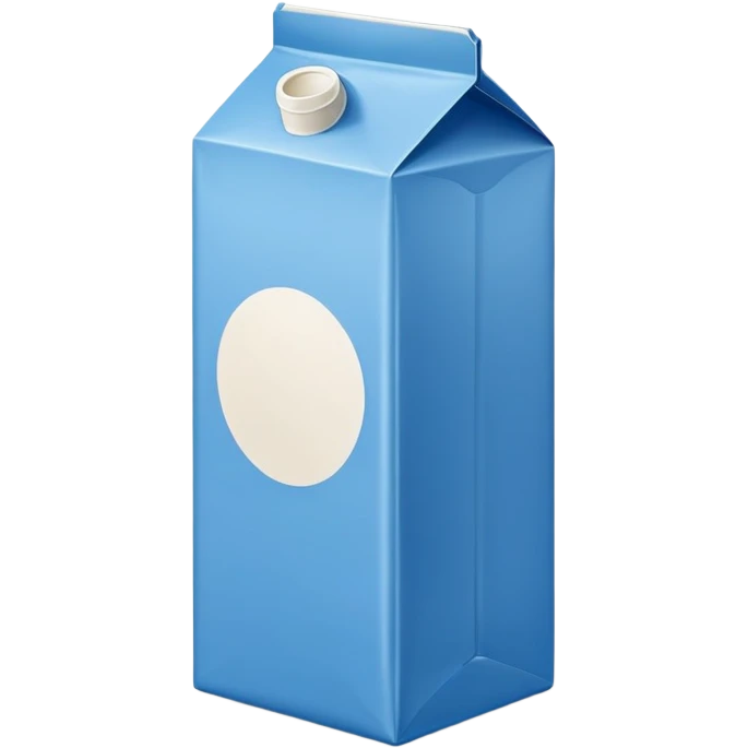 blue milk carton emoji