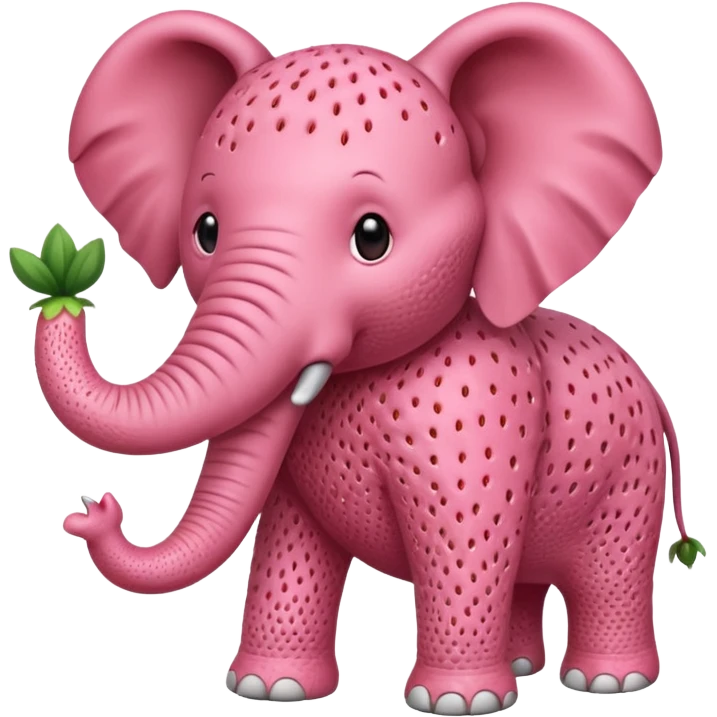 Strawberry éléphant emoji