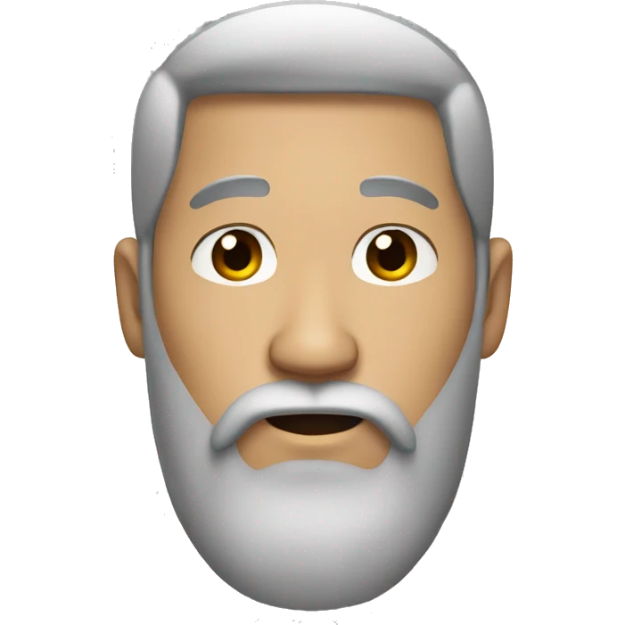 Asian bearded man emoji