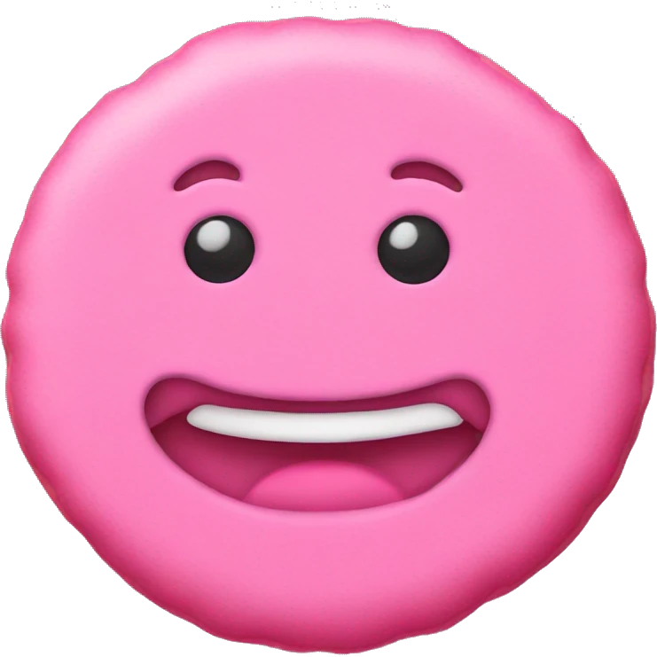 pink cookie emoji