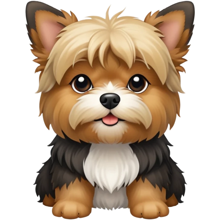 shitzu mixed with a Yorkshire Terrier emoji