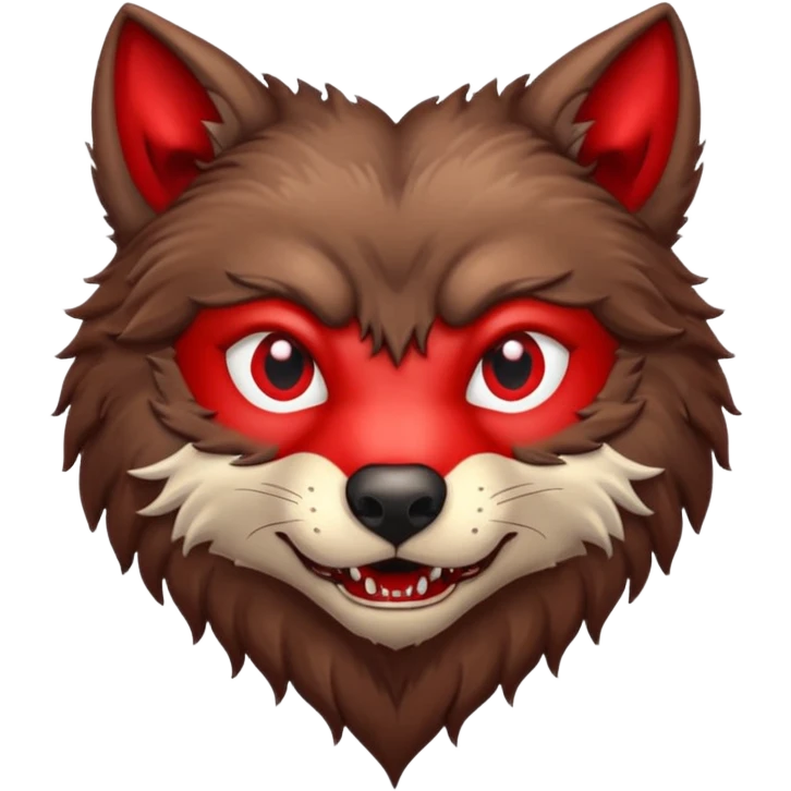 werewolf themed heart emoji