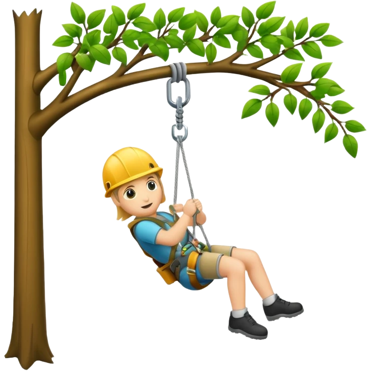 Zip line emoji emoji
