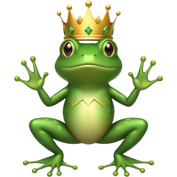 Лягушка в силе рок, символизирует денежную удачу emoji
