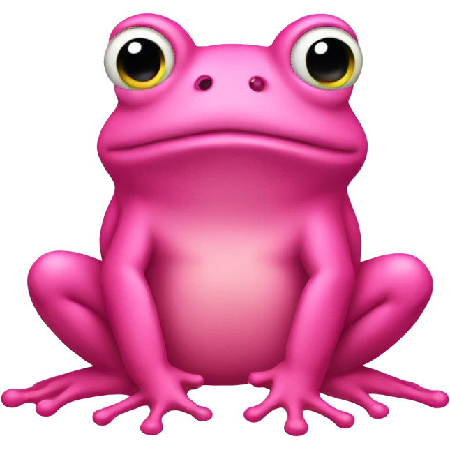 pink frog emoji