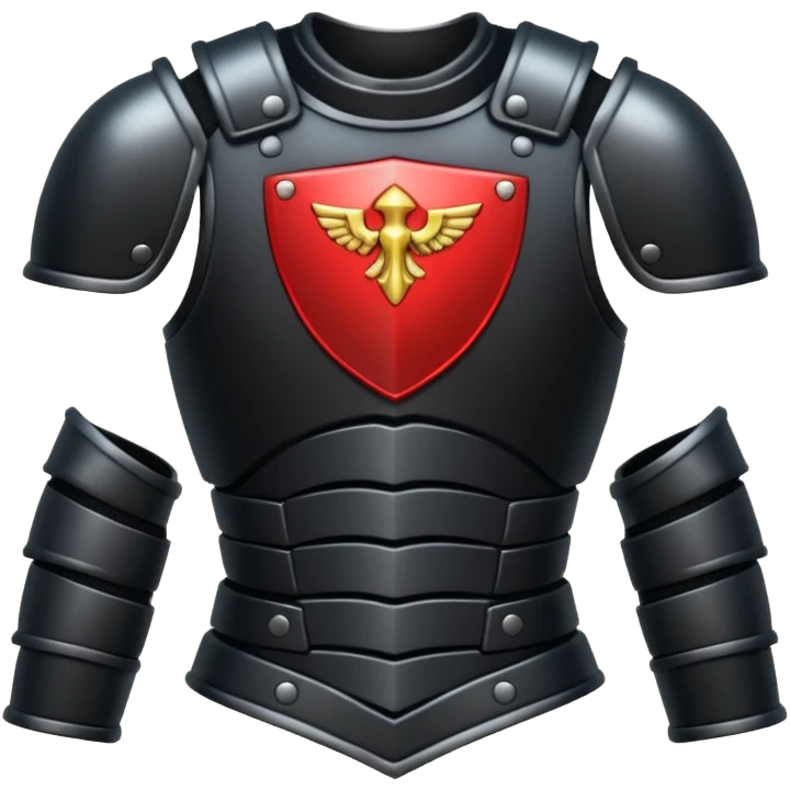 Black armor  emoji