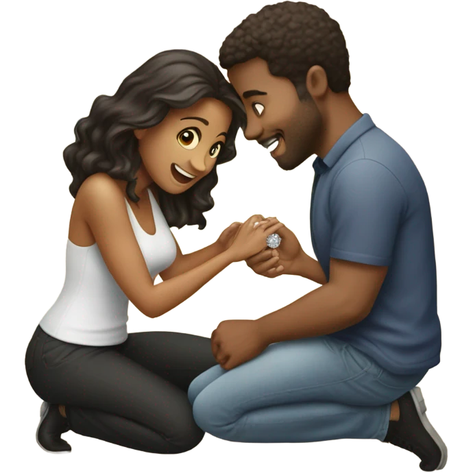 Pedida de mano emoji