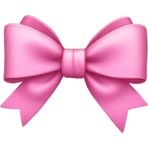 Girly bow emoji