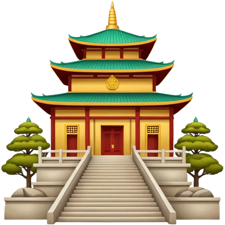 buddhist Temple visit emoji