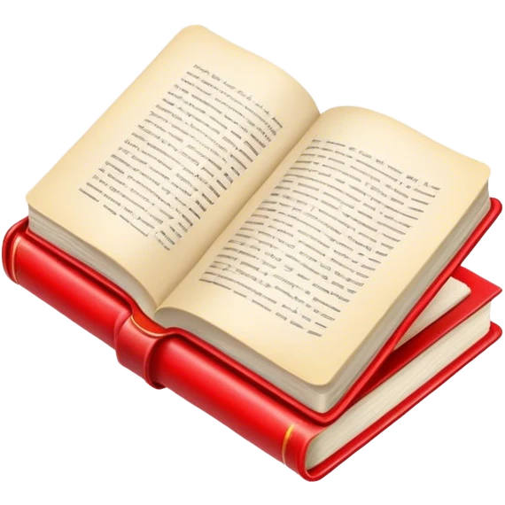opened red book emoji