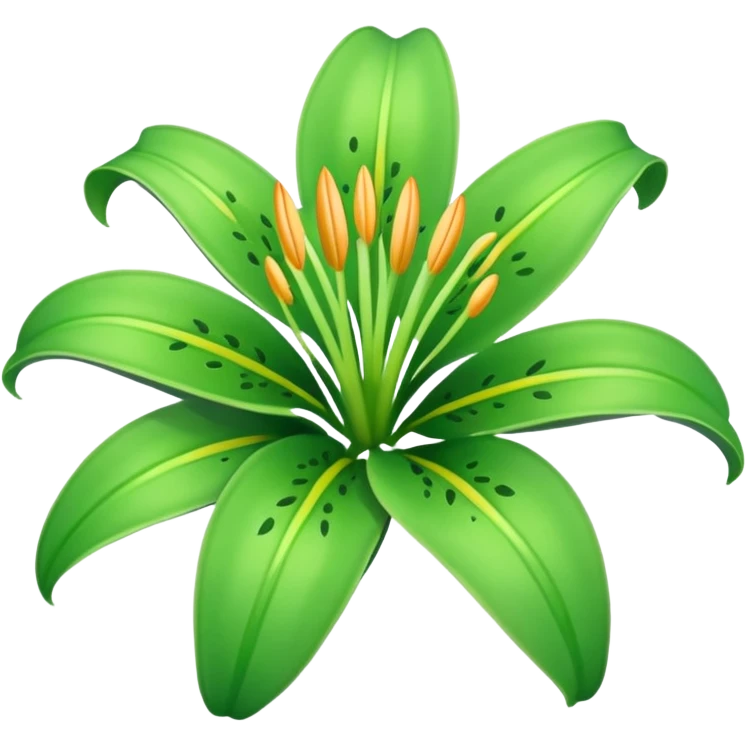 Green Lily emoji