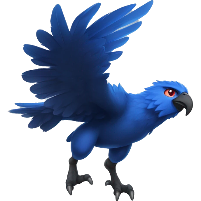 Grover Legendary Pokémon:
Gallohawk
A swift Flying/Fighting-type with blue feathers and a hero’s heart. Gallohawk’s ability *Braveheart* boosts its speed when it sees an ally in trouble. emoji