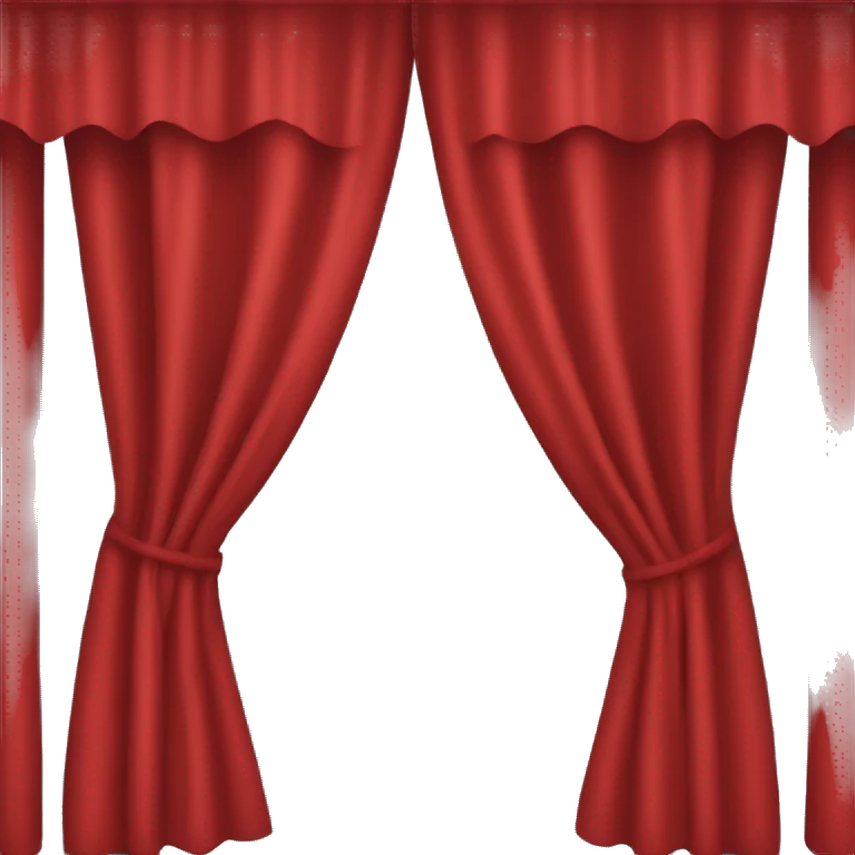 red curtain emoji