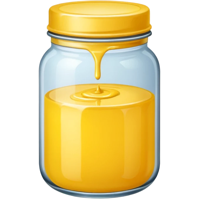 Paint Color Jar yellow emoji