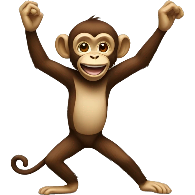 Dancing monkey emoji