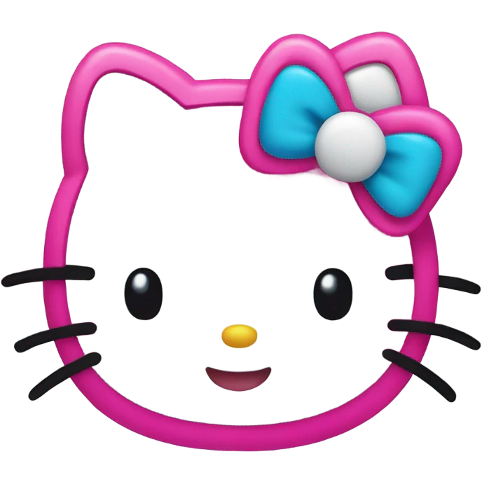 Hello kitty souriant  emoji