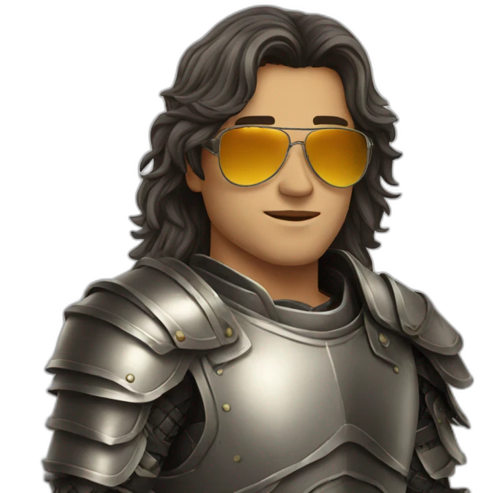 Armor - Sunglasses - Long Hair - Men emoji