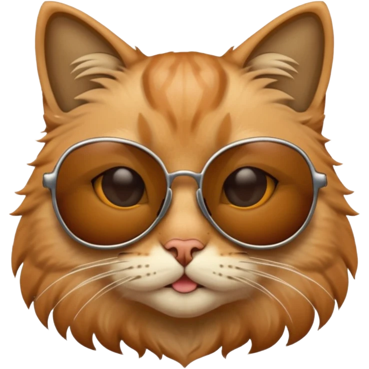 Cat wearing sunglasses emoji