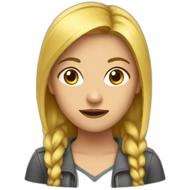 Fille énerver emoji