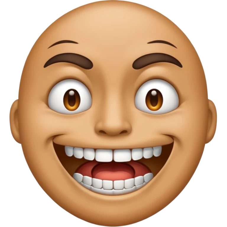 grimacing emoji with silver teeth emoji