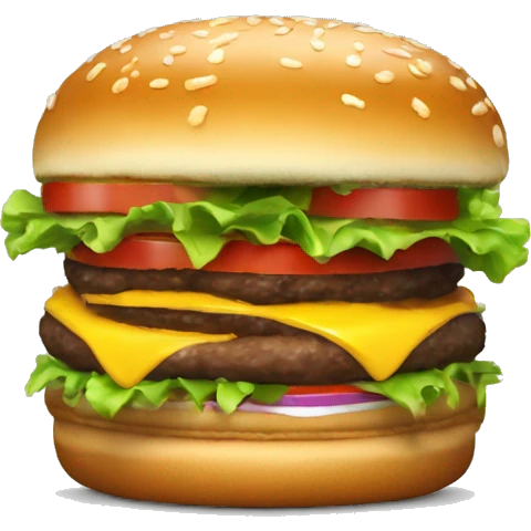 Mr beast comiendose una hamburguesa con un americano frio emoji