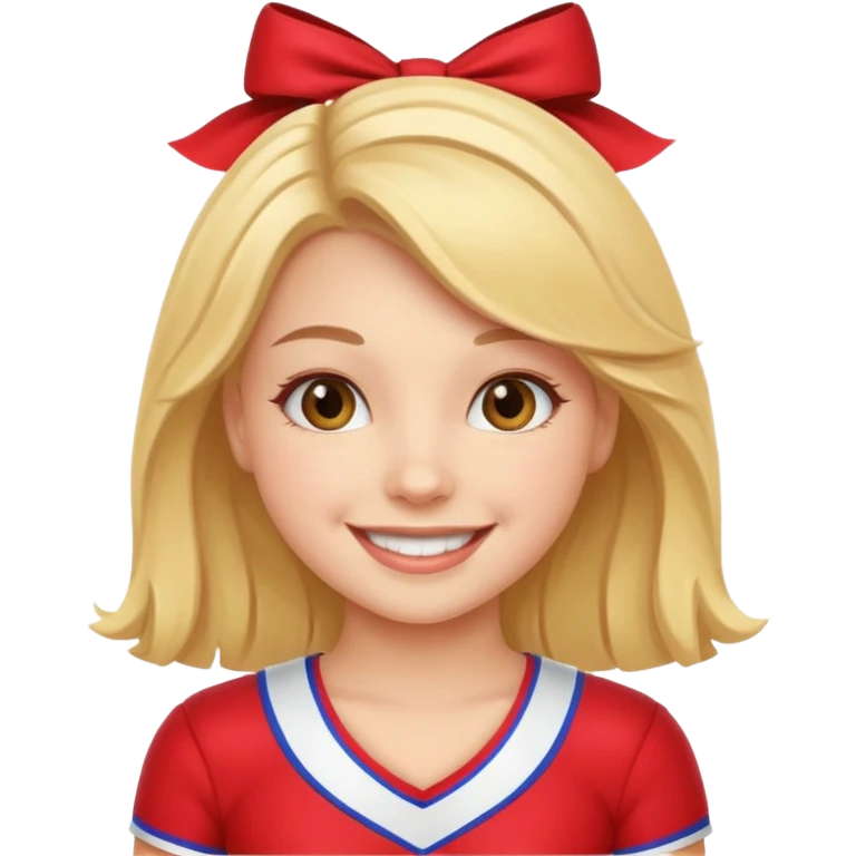 cute cheerleader  emoji