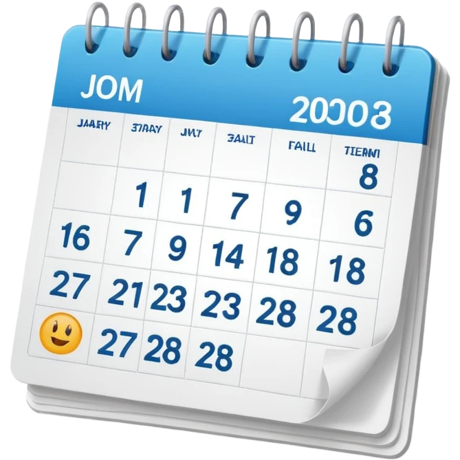 paper calendar sheet. emoji