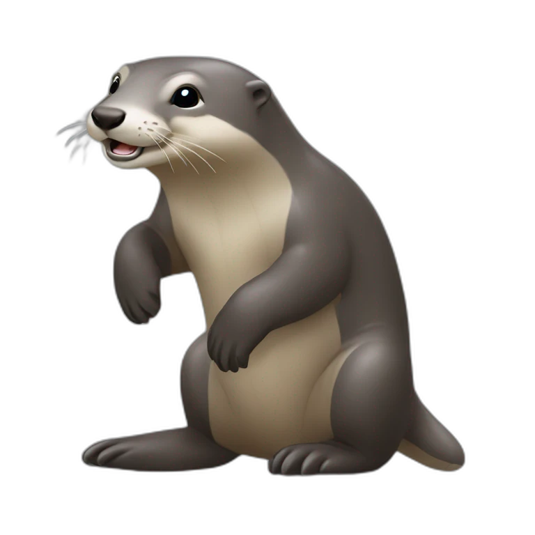 Loutre sur éléphant emoji