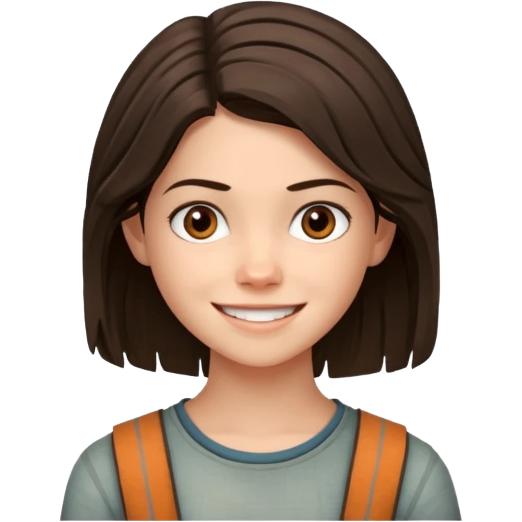 Teresa from the Maze Runner, smiling emoji