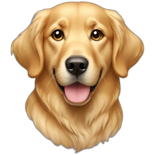Female Golden retriever emoji